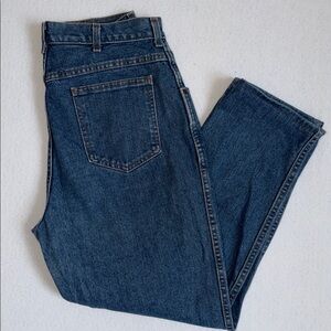 Vintage Lands' End Regular Standard High Rise Jeans. Classic 5 pocket Denim Jean